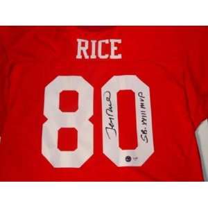  Autographed Jerry Rice Jersey   49ers PSA DNA Sports 