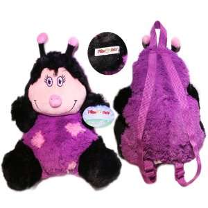  My Pillow Pet Plush Purple Ladybug Backpack Toys & Games