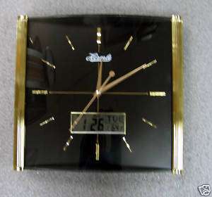 HERMLE WALL CLOCK WITH DAY, DATE AND TEMPERATURE  