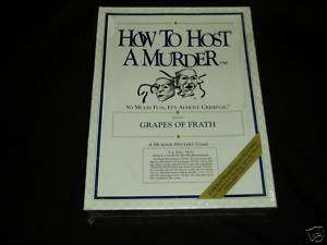 HOW TO HOST A MURDER GRAPES OF FRATH DECIPHER 1986  