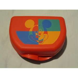   Red Mickey Mouse Lunch Snack Container 2594A 1 