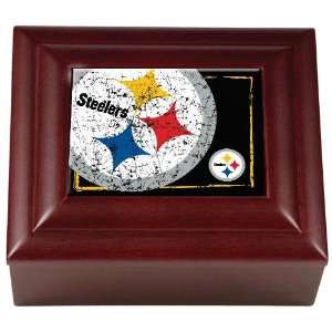  Pittsburgh Steelers NFL Wood Keepsake Box: Sports 