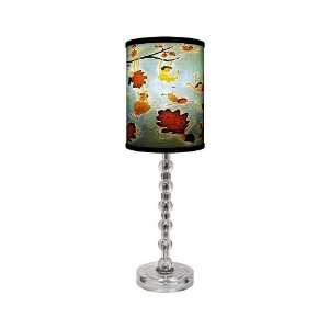 Saturday Evening Post/Jack & Jill Leaf Kids Table Lamp With Acrylic 