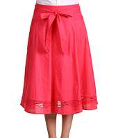 Jones New York Collection   Seamed Skirt With Embroidery