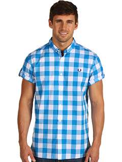 Fred Perry Large Gingham Shirt at Zappos