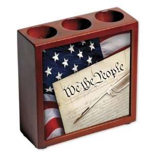  Constitution Pencil Holder Box W/Tile