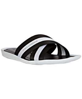 Dolce & Gabbana black and white twill sandals  BLUEFLY up to 70% off 
