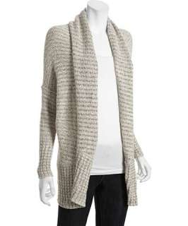 Free People stone cotton blend Not Alone cardigan sweater