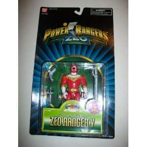  Power Rangers Zeo 1996 Red Ranger MOSC MOC 5 1/2 Figure 