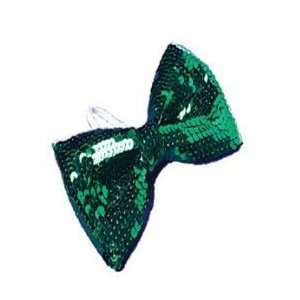  Green Sequin Bow Tie: Home & Kitchen