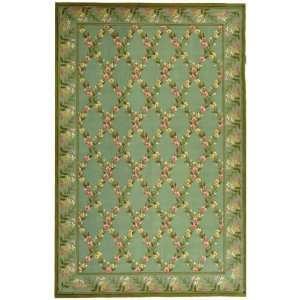  Wilton Collection Hand Hooked Wool Area Rug 4.00 x 4.00 