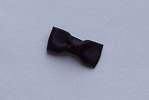 Black Bow Tie Infant Baby Hair Bow Snap Clip  