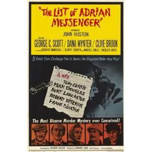    The List of Adrian Messenger by Unknown 11x17