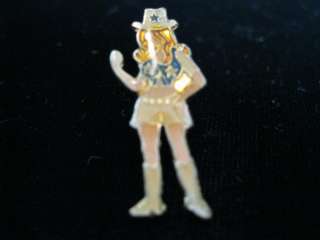 Dallas Cowboy Cheerleader Hat/Lapel Pin/From the 80s/New/Enamel/1 