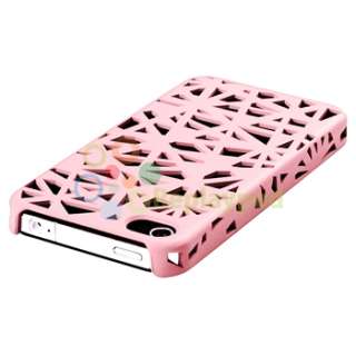 Pink Bird Nest Interwove Line Hard Case Cover+PRIVACY FILTER for 
