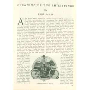  1911 Cleaning Up Philippine Islands Sanitation Manila 