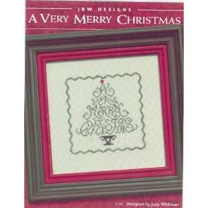   Very Merry Christmas, A   Cross Stitch Pattern Arts, Crafts & Sewing