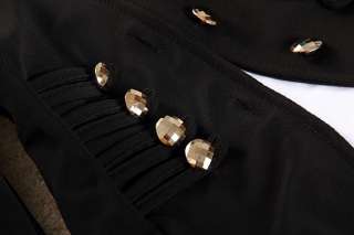 Women Breasted Slim Waist Outerwear Suit Jacket 1986  