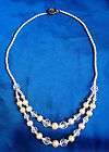 VINTAGE PEARL NECKLACE ~18 ~ CLASP STAMPED 14k ~ NICE ~ PRETTY  