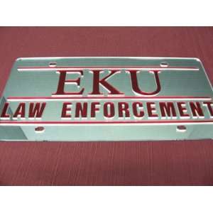   Eastern Kentucky Colonels Lp Law Enforcement Silver: Sports & Outdoors