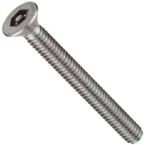  Cap Screw, USA Made, Flat Head, 5/32 Tamper Resistant Pin In Head 