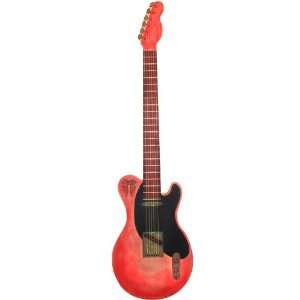  Wooden Guitar Growth Chart in Rose: Baby