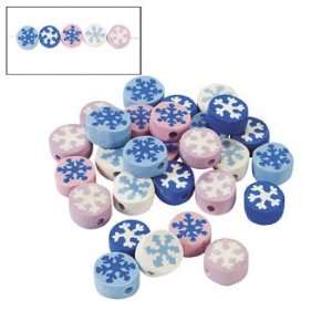 Snowflake Beads   12mm   Art & Craft Supplies & Kids Beading Supplies 