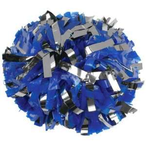 Getz Cheerleaders Flash Plastic With Metallic Poms ROYAL BLUE/SILVER 3 