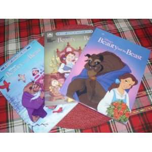  Disney Beauty and The Beast Book and Coloring Books 