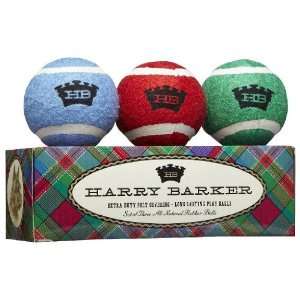  Harry Barker Tennis Ball Winter   Red, Blue & Green Toys & Games