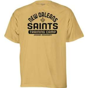 New Orleans Saints  Old Gold  Training Camp T Shirt 