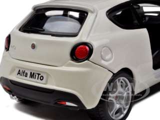 ALFA ROMEO MITO WHITE 124 DIECAST CAR MODEL  