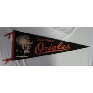  1950s Baltimore Orioles 30 Vintage Pennant Sports 