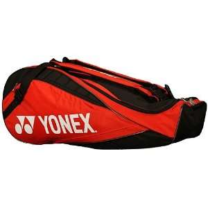  Yonex 2010 Tournament Red 6 Pack Tennis Bag Sports 