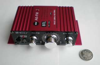 A6 FM Hi Fi Stereo Amplifier With FM Radio  