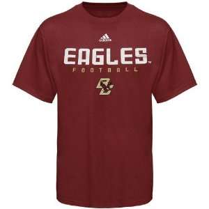   Boston College Eagles Youth Maroon Sideline T shirt: Sports & Outdoors