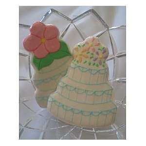  Floral Wedding Cake Cookies