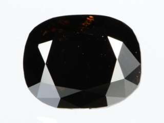 11ct Very Rare Black Fancy Cognac All Natural Diamond  