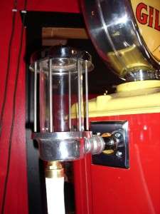 gilmore gas bennett 150 clockface gas pump globe restored  