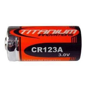  4 x Titanium CR123A 3 Volt Photo Lithium Batteries ideal 