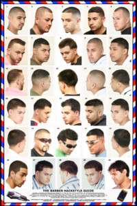 BARBER SHOP HAIR CUTS/BARBER POSTERS/POSTERS  