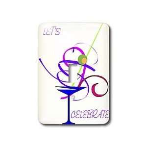   Events   Lets Celebrate Mod Martini   Light Switch Covers   single