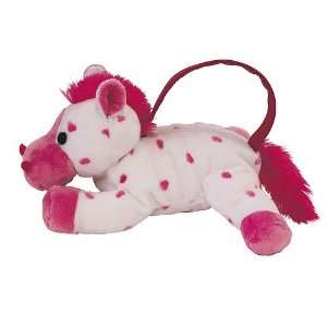  Pink & white pony purse: Toys & Games
