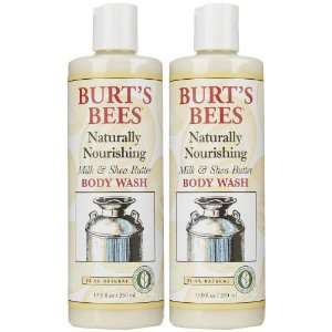  Burts Bees Body Wash, Milk & Shea Butter   2 pk.: Beauty