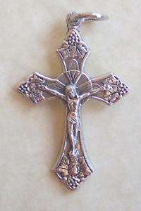 Small GRAPE 1 Crucifix Cross Rosary Parts Italy C120  