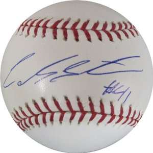  Carlos Santana Autographed/Signed Baseball: Sports 