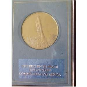 The Return to Space Eyewitness Commemorative Medal, Sterling Silver