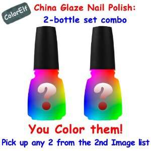 China Glaze Nail Polish 2 bottle Set Combo(pick up Any 2 Colors From 