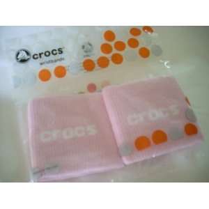  Crocs Pink Knit Wristbands: Sports & Outdoors