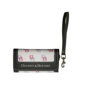  Dooney and Bourke Signature Black Cell Phone Pouch 